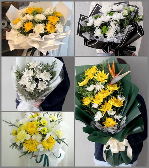 河北沧州任丘市白事花束代送